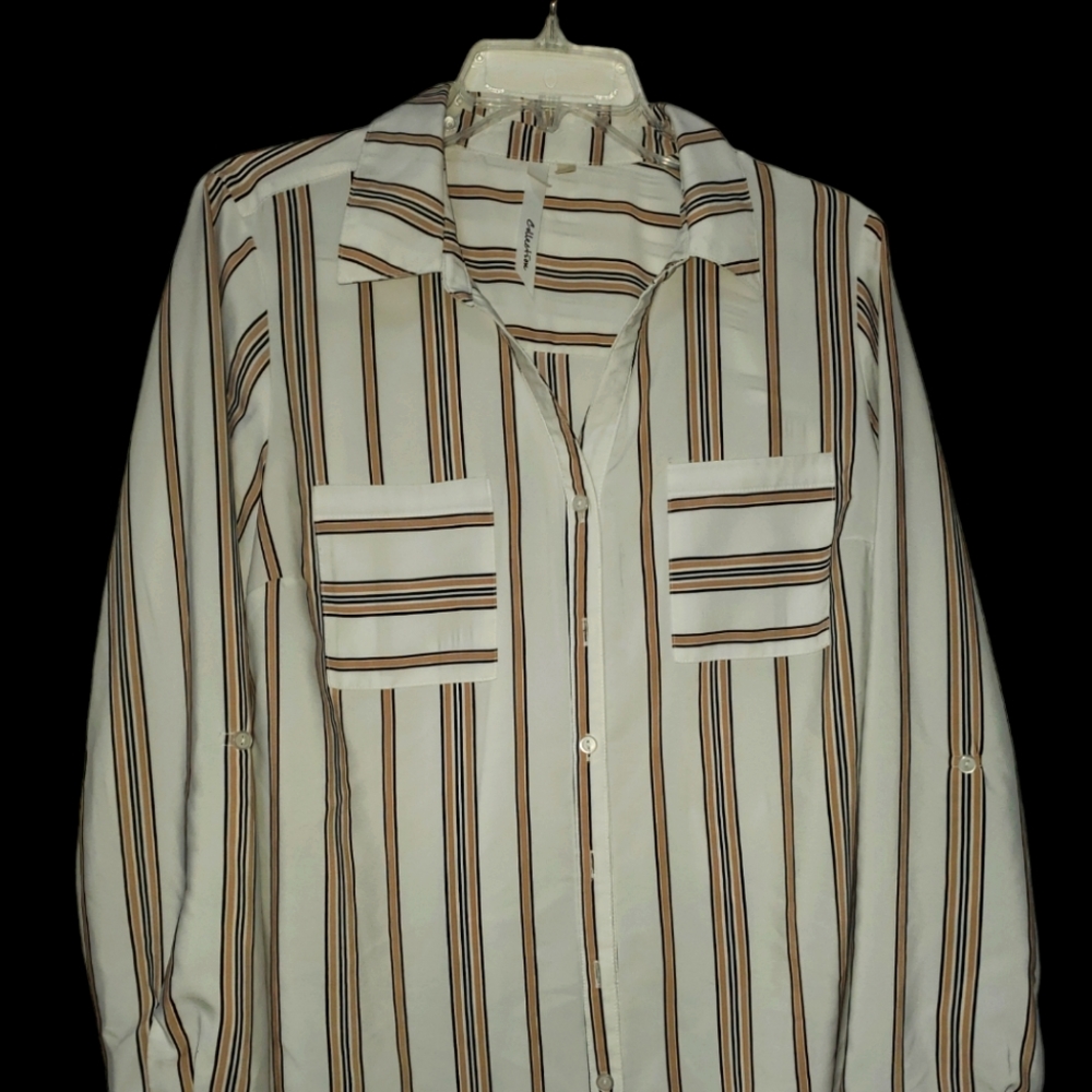 NY Collection Woman's Dress Blouse